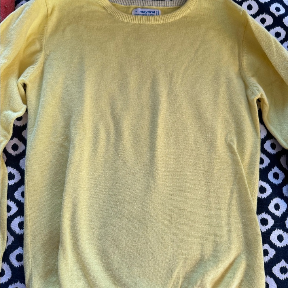 mayoral yellow sweater